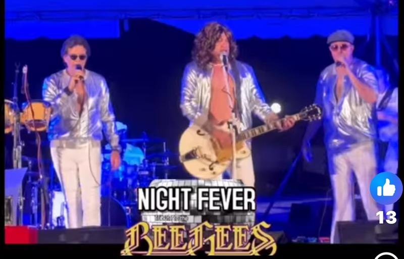 Night fever on stage