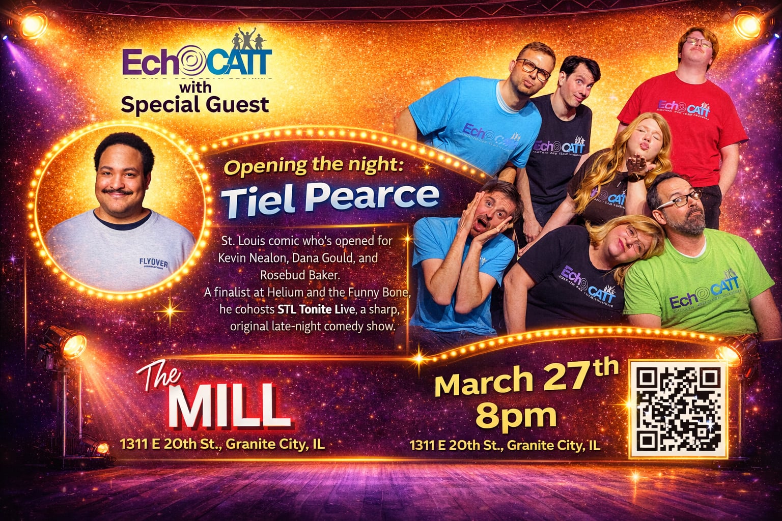 Cover photo of the Improv Cast