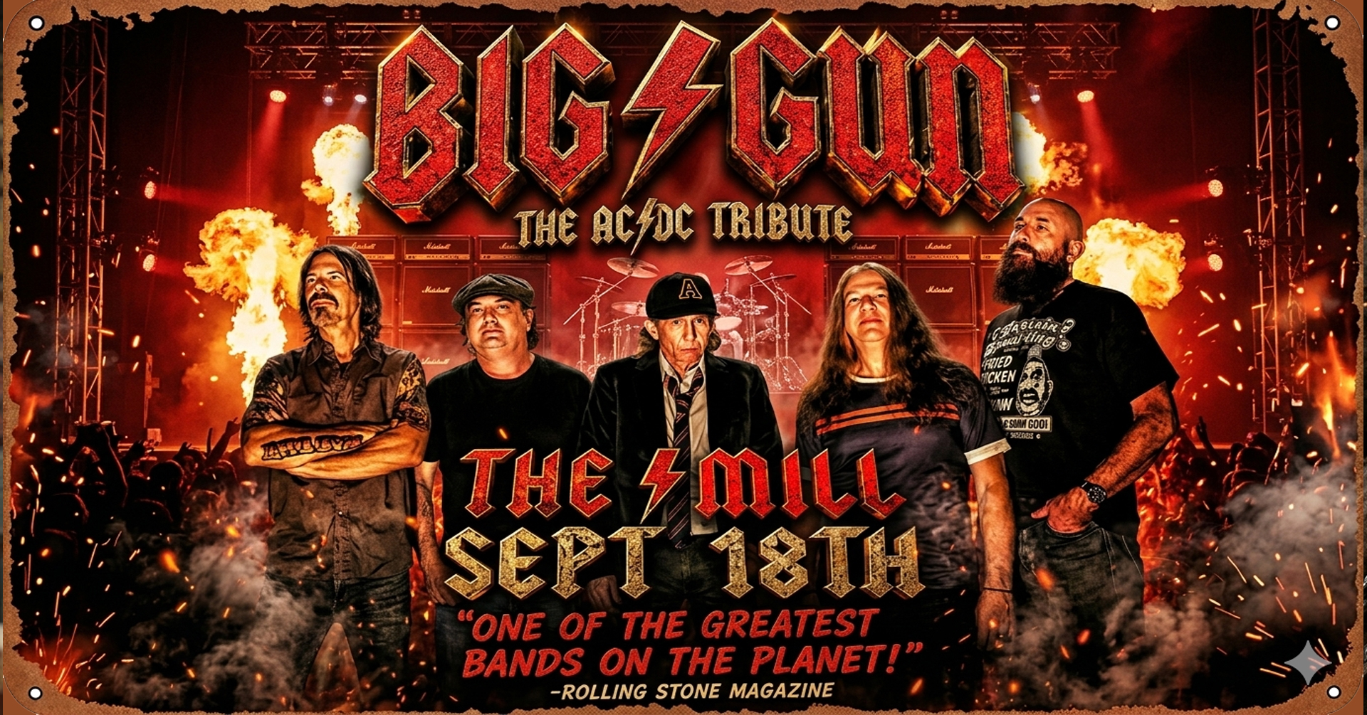 BIG GUN ACDC - The Mill Events Granite City IL