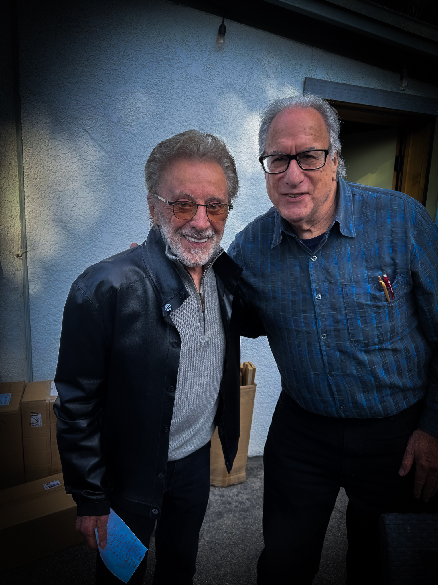 Norman with Frankie Valli
