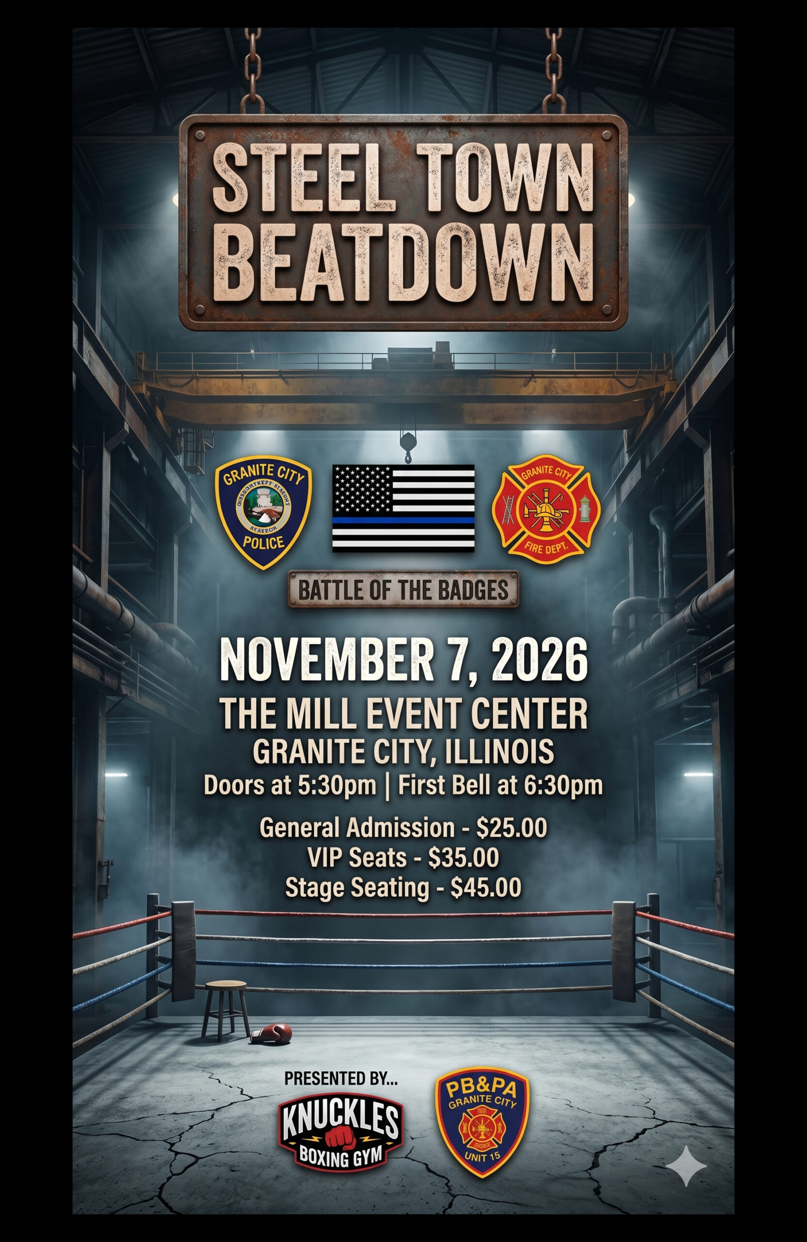 Steel Town Beat Down Event Poster