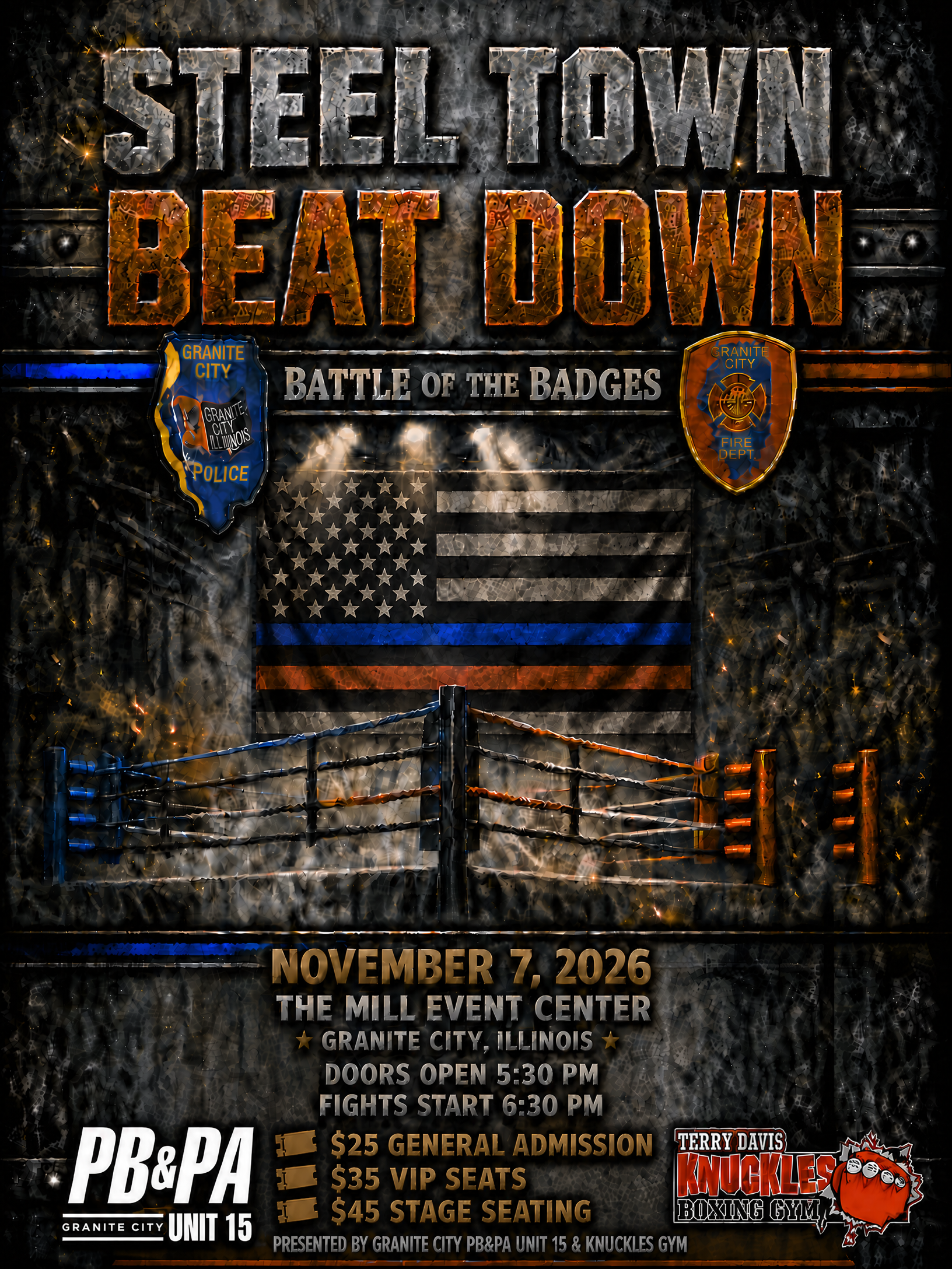 Steel Town Beat Down Event Poster